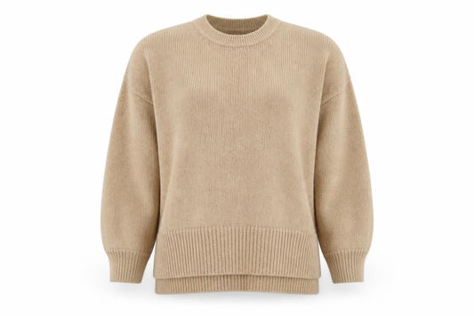 Womens UK Size L New Look Beige Pullover Jumper