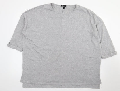 Womens UK Size L New Look Grey Pullover Jumper