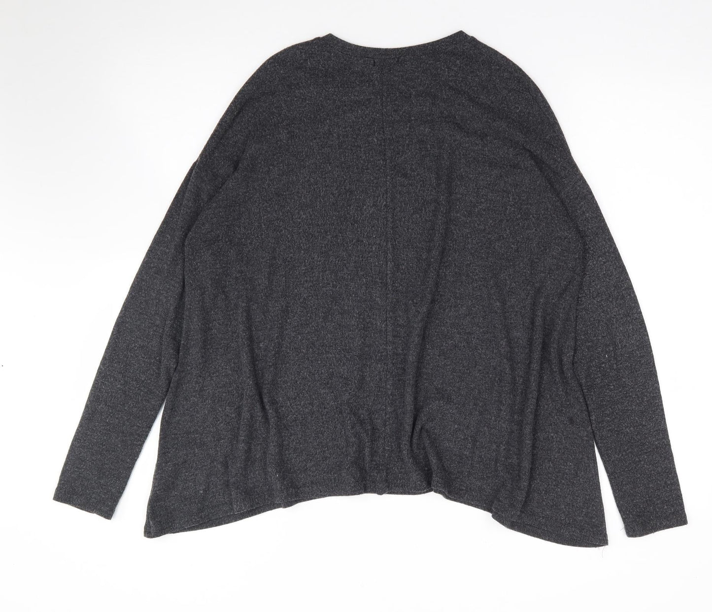 Womens UK Size 8 River Island Grey Jersey T-Shirt