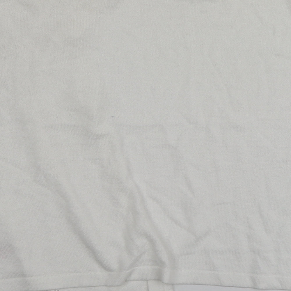 Womens UK Size 18 Peacocks White Shrug Jumper