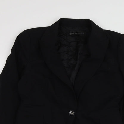 Womens UK Size 38 Zara Black Jacket