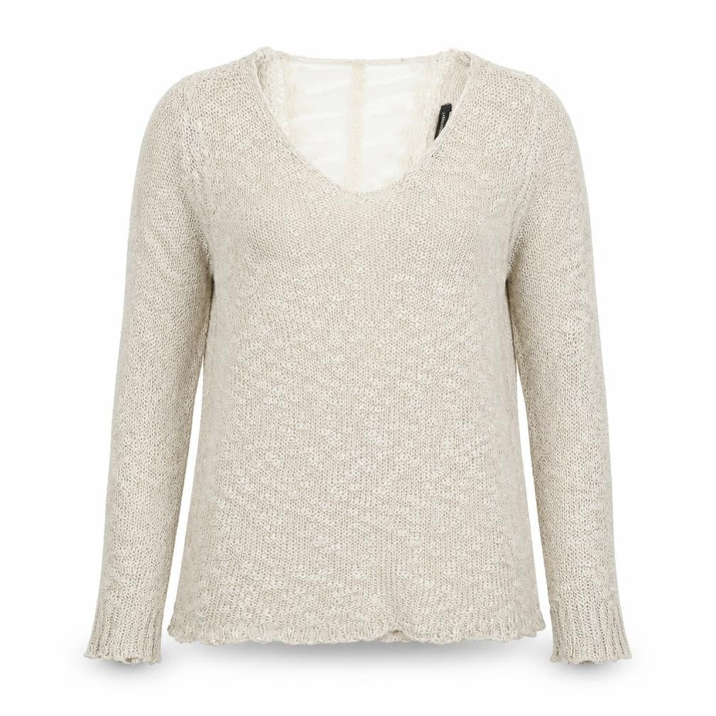Womens UK Size L QED London Ivory Pullover Jumper