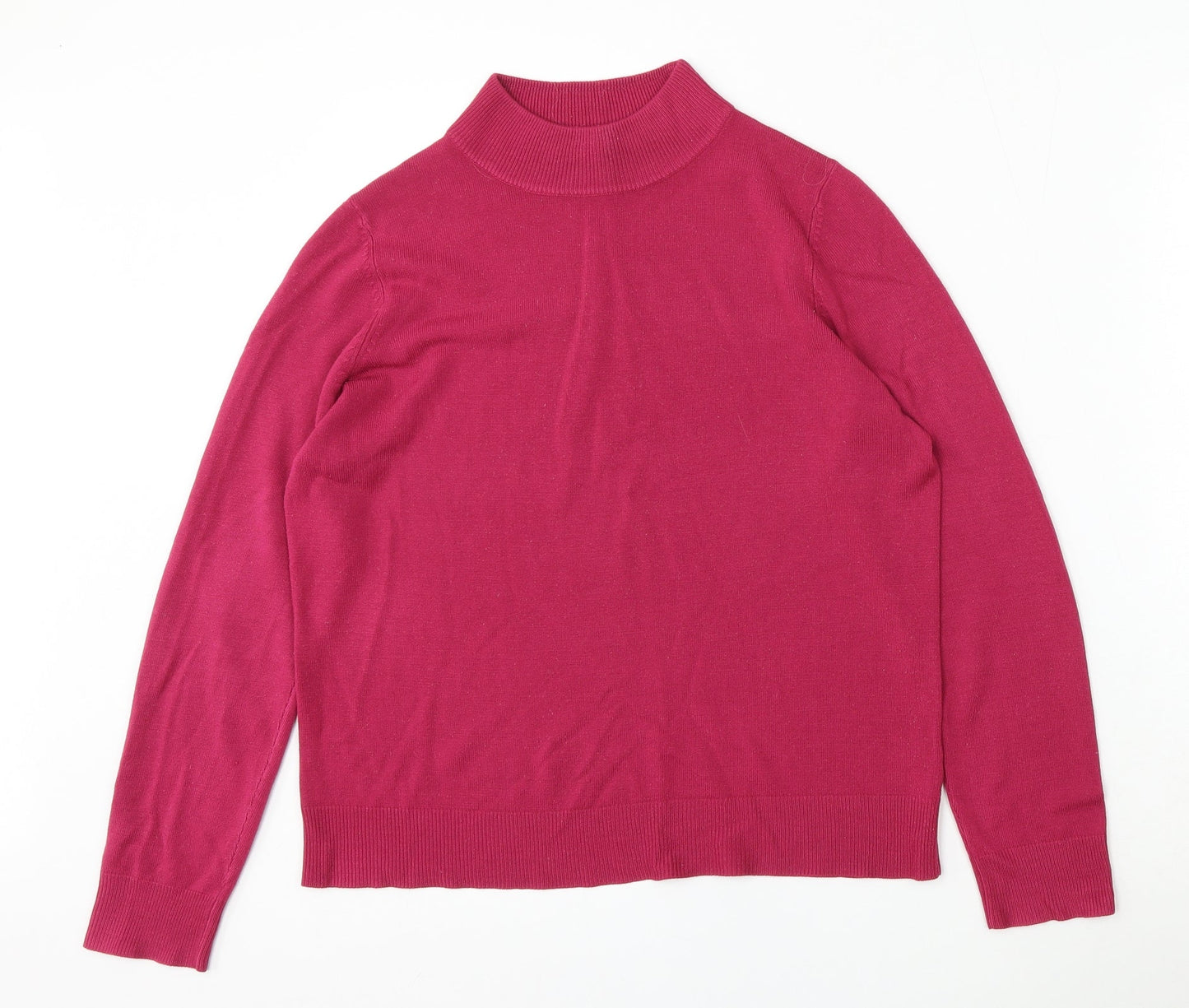 Womens UK Size 14 Marks and Spencer Purple Pullover Jumper