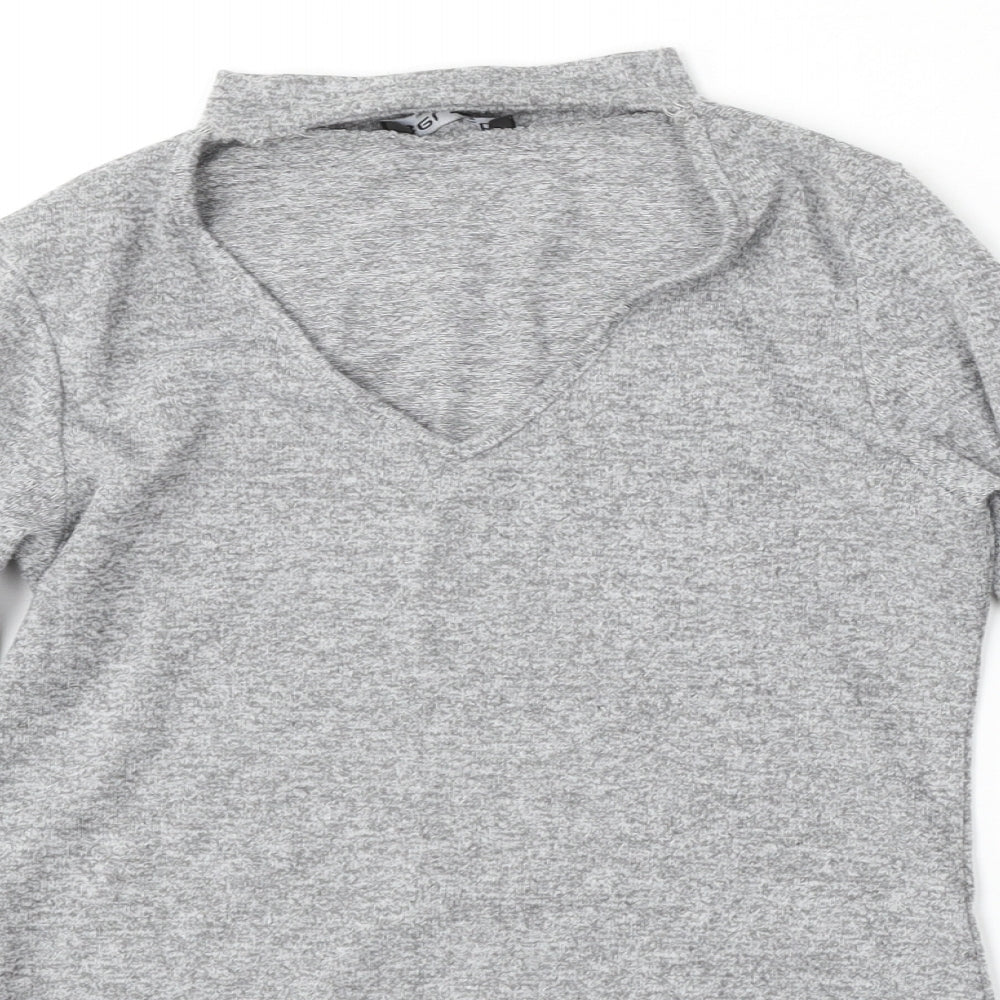 Womens UK Size 10 Select Grey Pullover Jumper