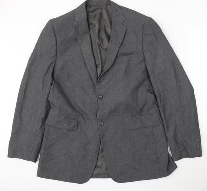Mens UK Size 40 Jack Reid Regular Grey Suit Jacket