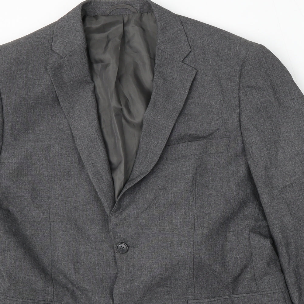 Mens UK Size 40 Jack Reid Regular Grey Suit Jacket