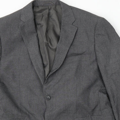 Mens UK Size 40 Jack Reid Regular Grey Suit Jacket