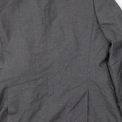 Mens UK Size 40 Jack Reid Regular Grey Suit Jacket