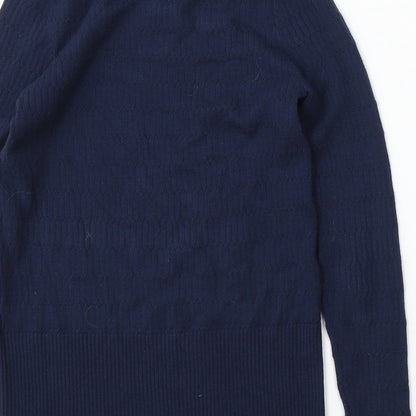 Womens UK Size 12 Marks and Spencer Blue Pullover Jumper