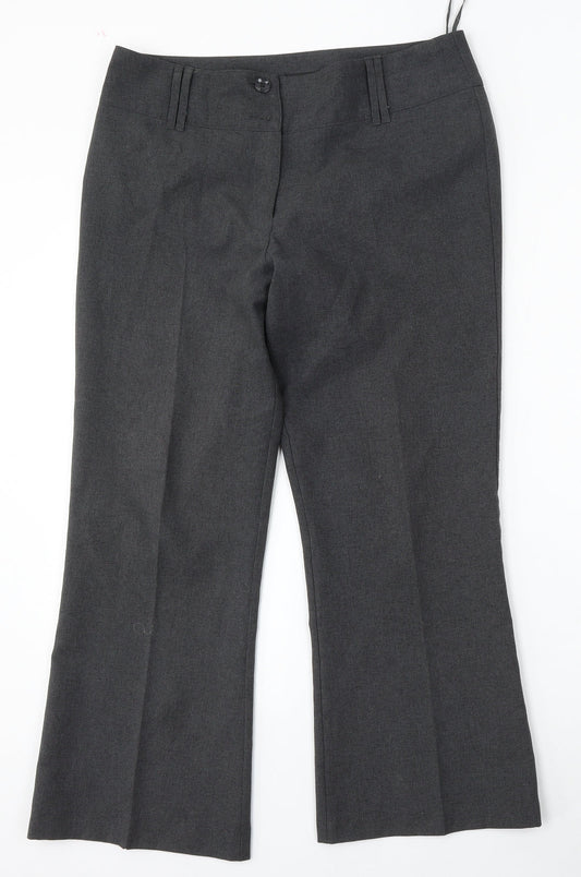 Womens UK Size 12 Papaya Regular Fit  Grey Trousers