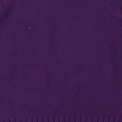 Womens UK Size S BM Purple Pullover Jumper