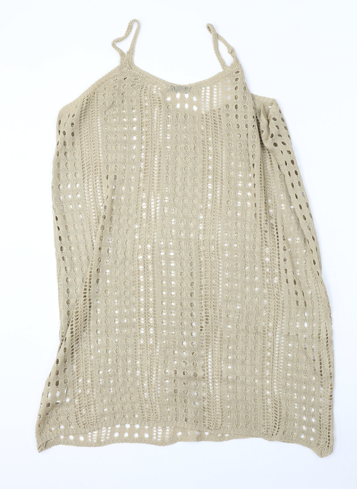 SheIn Womens Brown Round Neck  Polyester Vest Jumper Size L