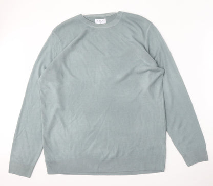 Womens UK Size XL Papaya Blue Pullover Jumper