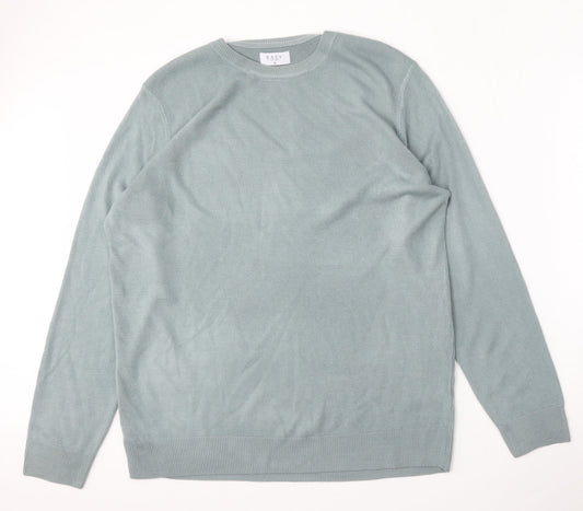 Womens UK Size XL Papaya Blue Pullover Jumper