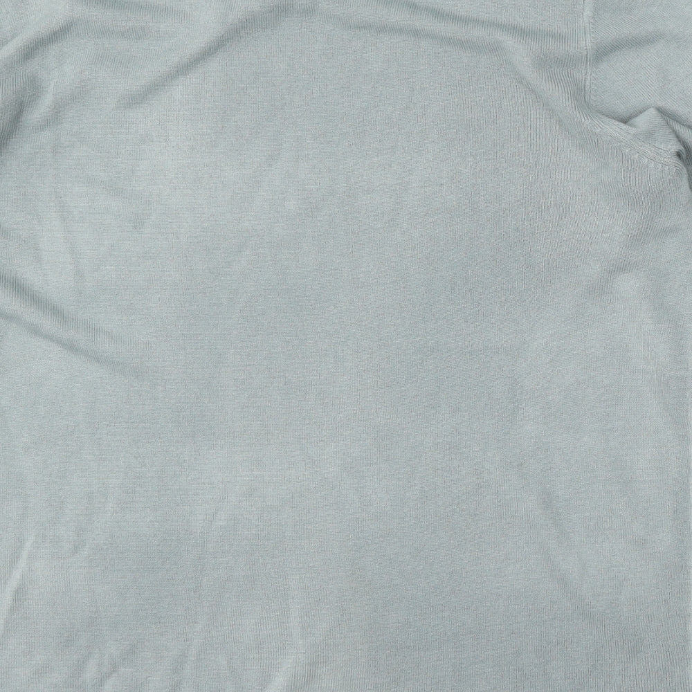 Womens UK Size XL Papaya Blue Pullover Jumper