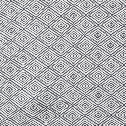 F&F Womens Blue V-Neck Geometric Polyester Cardigan Jumper Size L