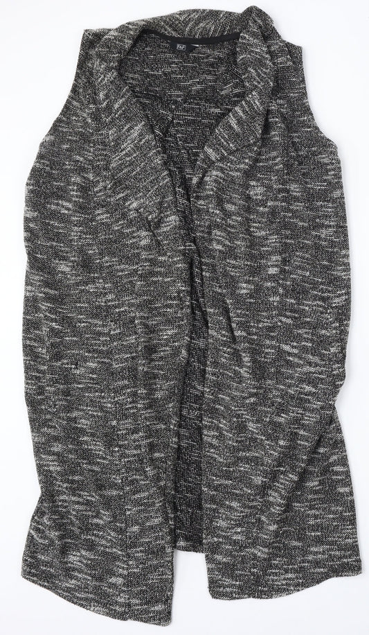 F&F Womens Grey Round Neck  Polyester Vest Jumper Size 14