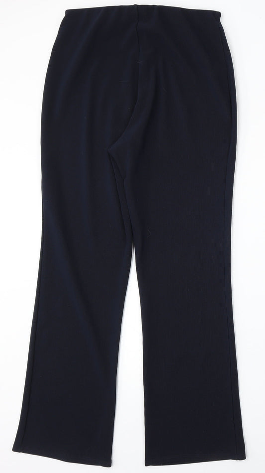 Womens UK Size 30 Preworn Regular Fit  Blue Trousers