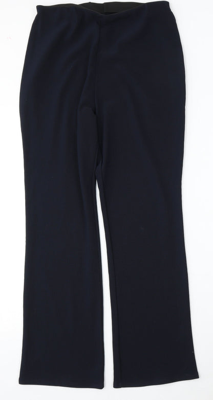 Womens UK Size 30 Preworn Regular Fit  Blue Trousers
