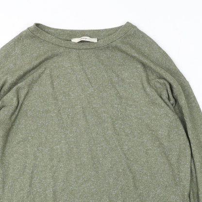 George Womens Green Round Neck  Viscose Pullover Jumper Size S