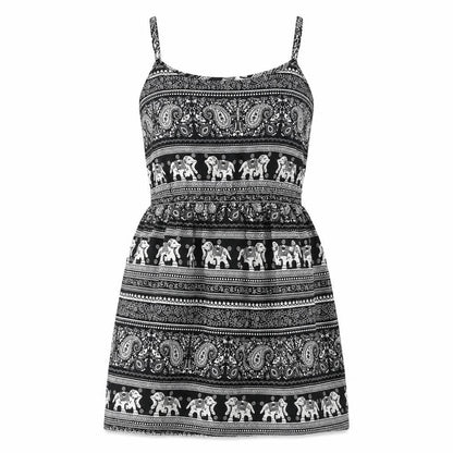 Boohoo Womens Black Geometric Polyester Shift  Size 8  Round Neck