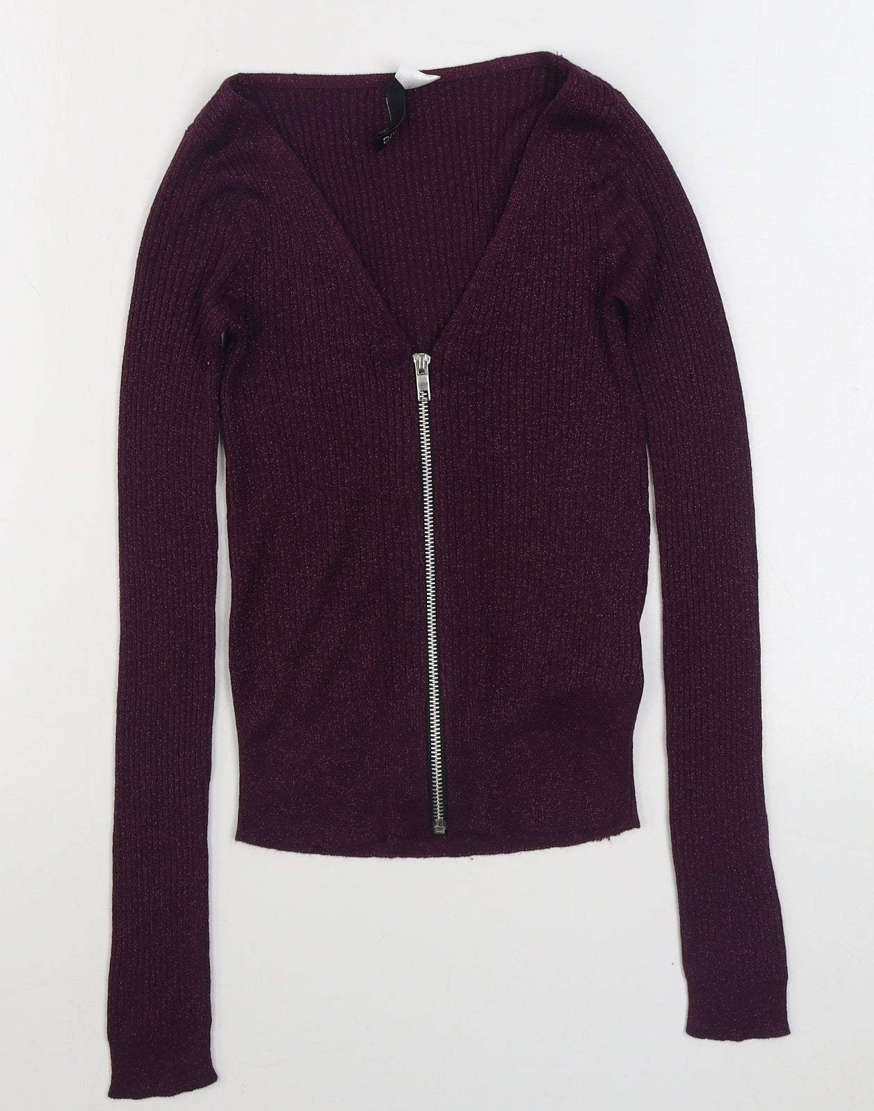 Womens UK Size XS H&M Purple Pullover Jumper