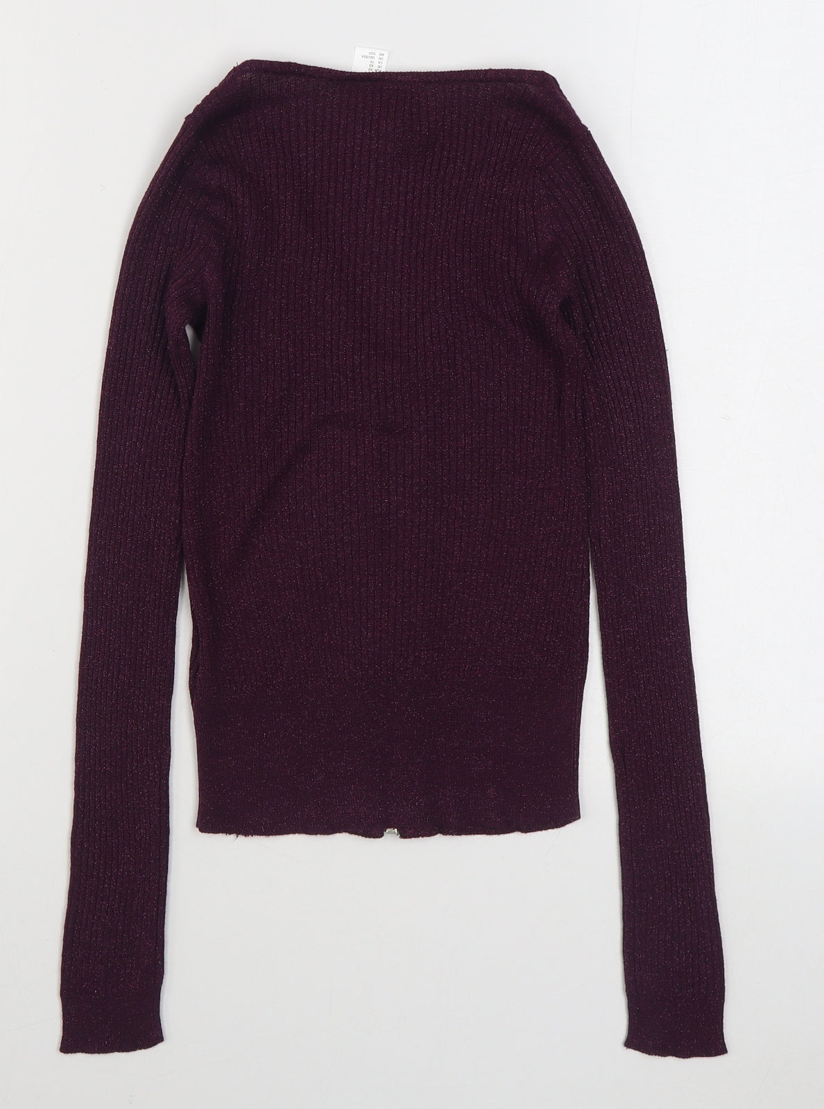 Womens UK Size XS H&M Purple Pullover Jumper