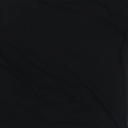 Womens UK Size 8 River Island Black Basic T-Shirt