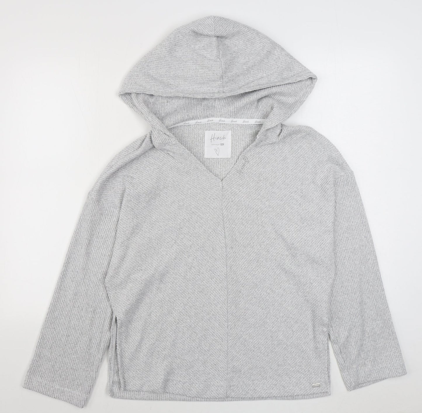 F&F Womens Grey  Polyester Pullover Hoodie Size 6  Pullover