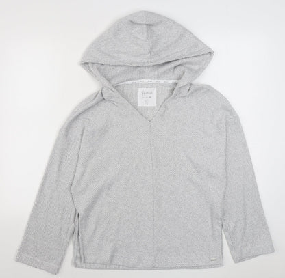 F&F Womens Grey  Polyester Pullover Hoodie Size 6  Pullover
