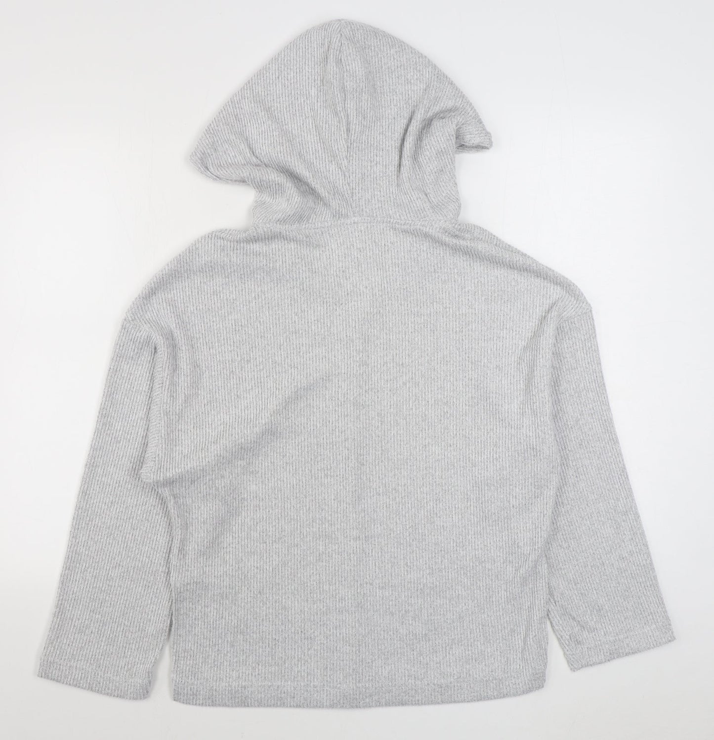 F&F Womens Grey  Polyester Pullover Hoodie Size 6  Pullover