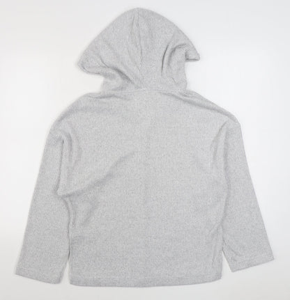 F&F Womens Grey  Polyester Pullover Hoodie Size 6  Pullover