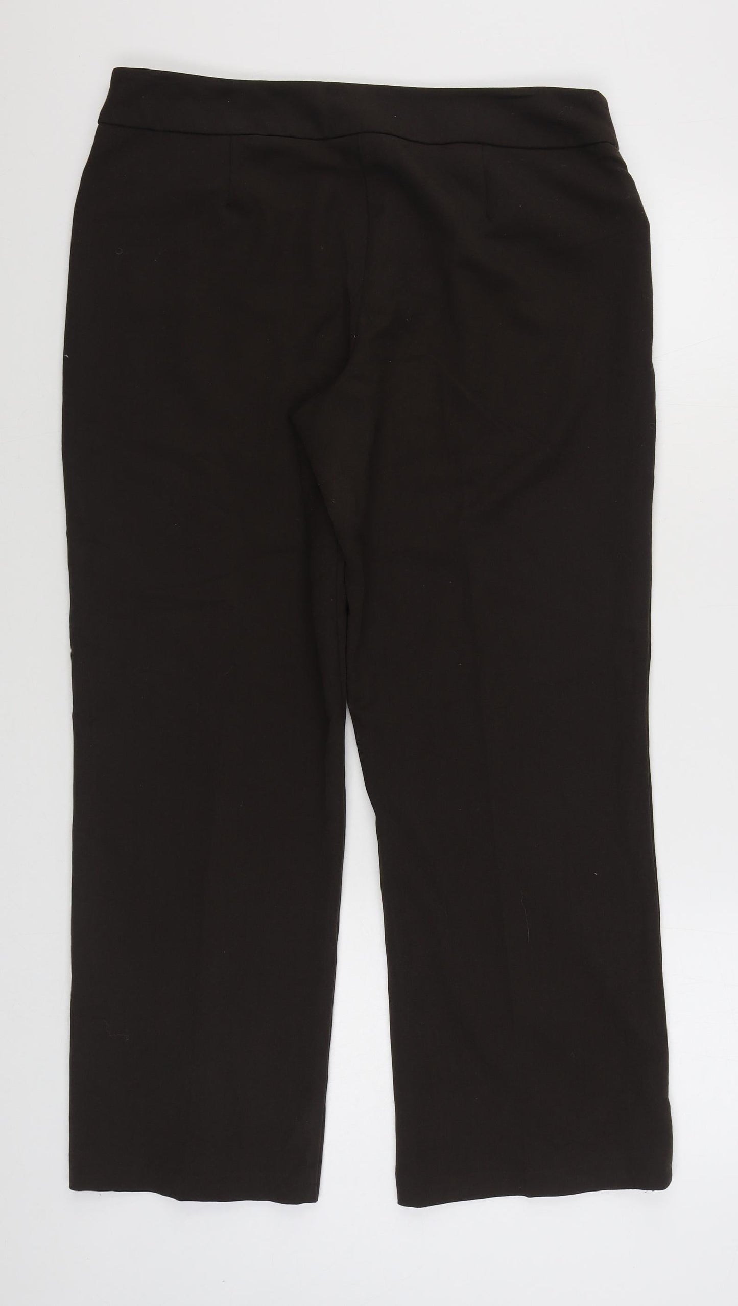 Womens UK Size 14 BHS Regular Fit  Brown Trousers