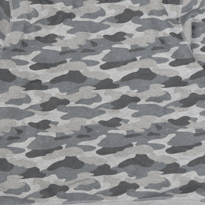 Amazon Essentials  Mens Grey Camouflage Cotton Pullover Sweatshirt Size M