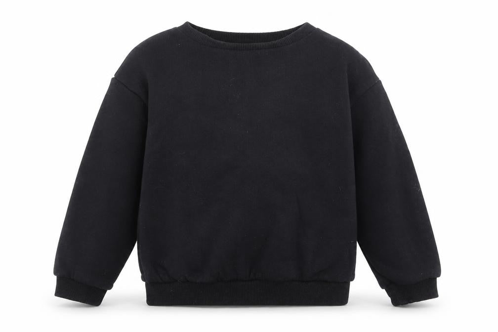 H&M Boys Black  Cotton Pullover Sweatshirt Size 2-3 Years  Pullover