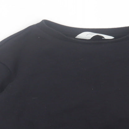 H&M Boys Black  Cotton Pullover Sweatshirt Size 2-3 Years  Pullover
