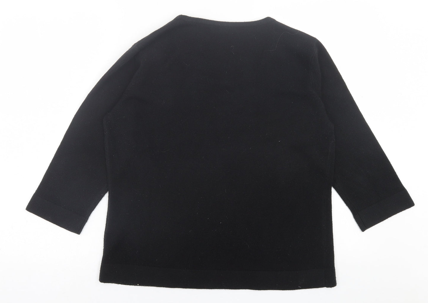 Womens UK Size M bm Black Pullover Jumper