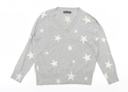 Womens UK Size S Marks and Spencer Grey Pullover Jumper