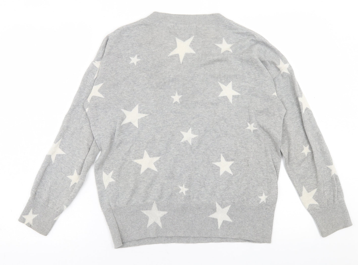 Womens UK Size S Marks and Spencer Grey Pullover Jumper