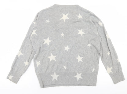 Womens UK Size S Marks and Spencer Grey Pullover Jumper