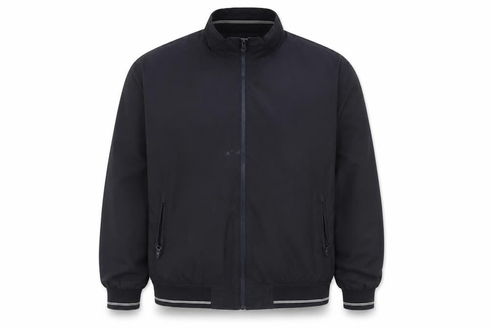 Mens UK Size XL Aspen & Court Black Bomber Jacket
