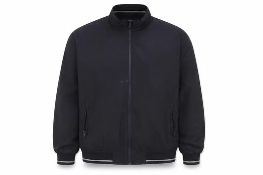 Mens UK Size XL Aspen & Court Black Bomber Jacket