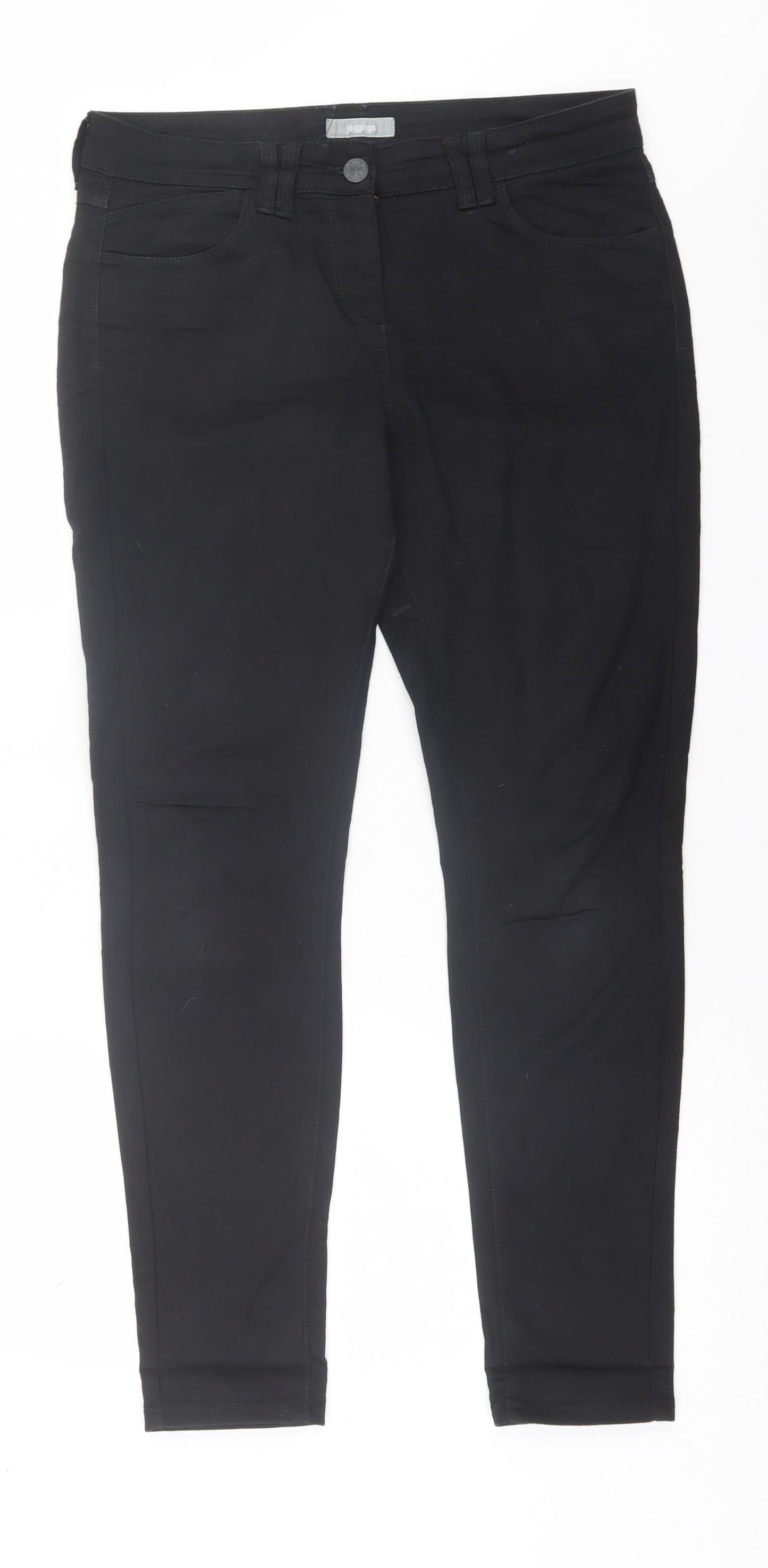 Womens UK Size 36 in Preworn Regular Fit Jegging Black Trousers