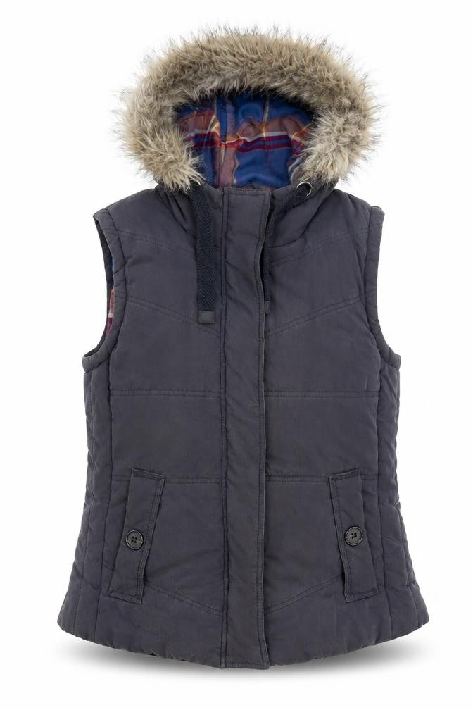 Womens UK Size 12 Indigo Blue Gilet