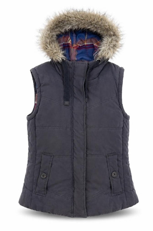 Womens UK Size 12 Indigo Blue Gilet