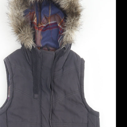 Womens UK Size 12 Indigo Blue Gilet