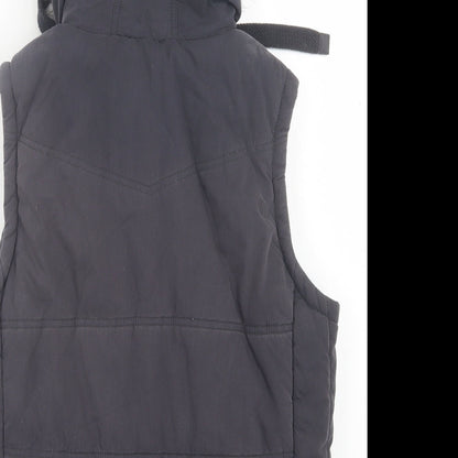 Womens UK Size 12 Indigo Blue Gilet