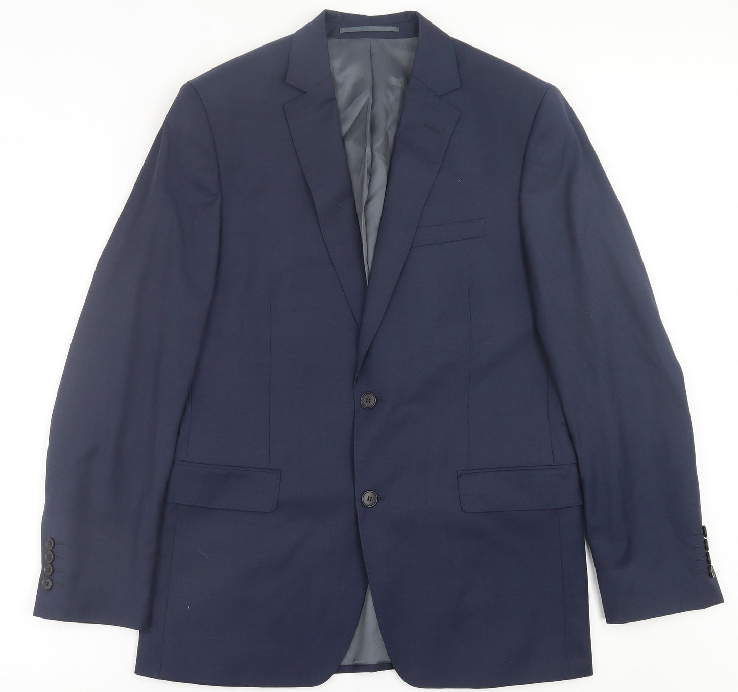 Mens UK Size 40 Paul Costelloe Regular Blue Suit Jacket