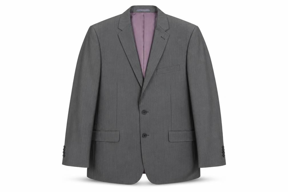 Mens UK Size 40 Aspen & Court Regular Grey Suit Jacket