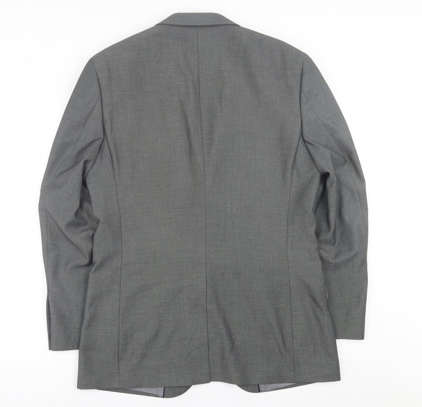 George Mens Grey  Polyester Jacket Suit Jacket Size 38